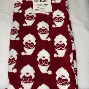 Merry and bright Santa with sunglasses Blanket